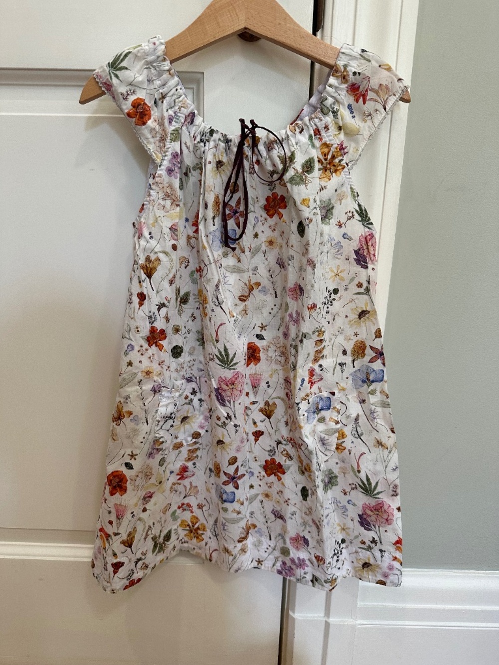 Makie Botanical Floral Cotton Dress Size 4